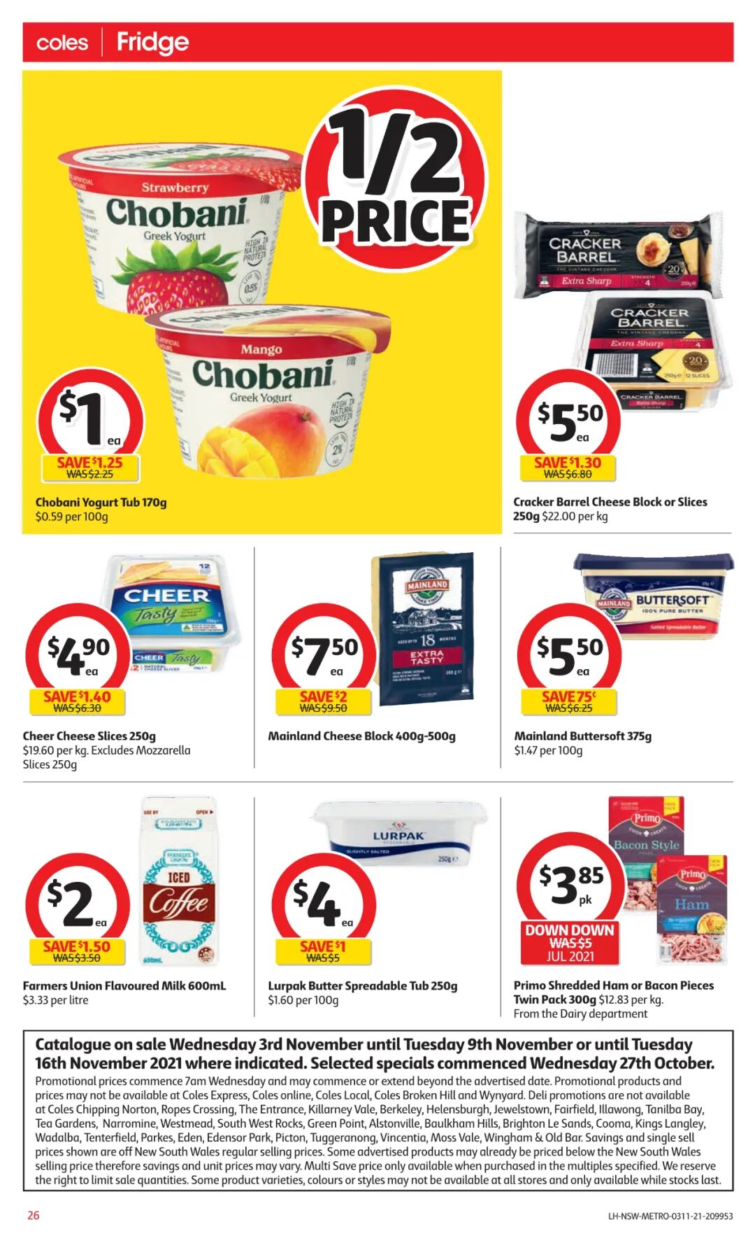 11月3日-9日! Coles最新半价商品目录出炉，厕纸、番茄酱等在列（组图） - 10