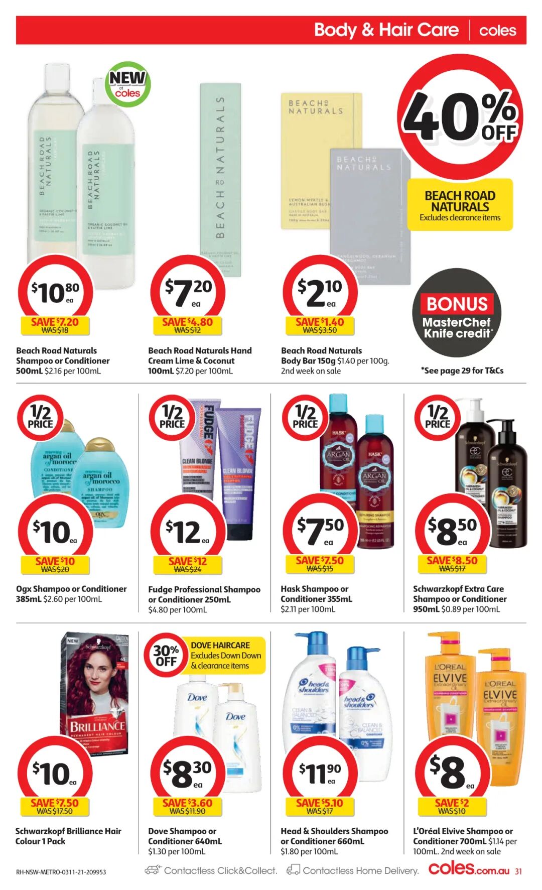 11月3日-9日! Coles最新半价商品目录出炉，厕纸、番茄酱等在列（组图） - 34