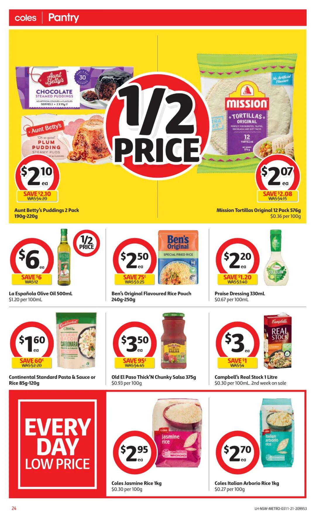11月3日-9日! Coles最新半价商品目录出炉，厕纸、番茄酱等在列（组图） - 9