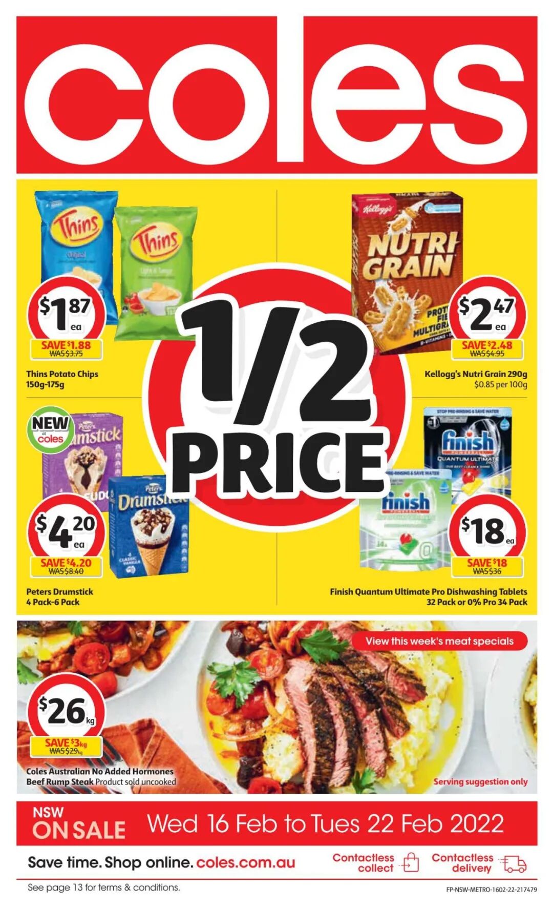 2月16日-22日！Coles最新半价商品出炉，蒸饺酱油等在列（组图） - 1