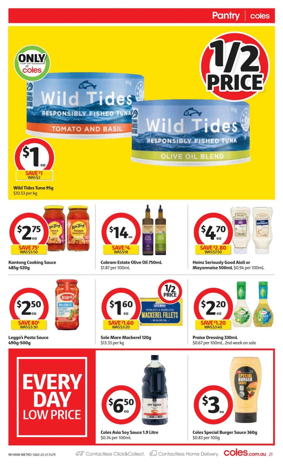 2月16日-22日！Coles最新半价商品出炉，蒸饺酱油等在列（组图） - 9