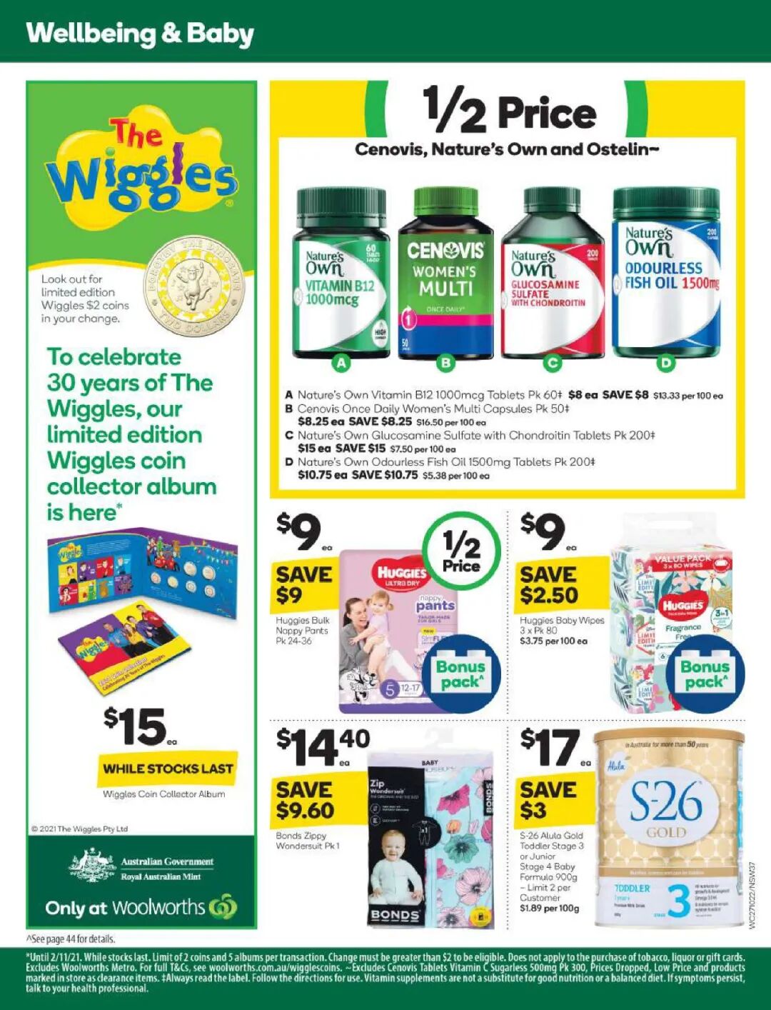 10月27日-11月2日！Woolies最新半价商品目录出炉，尿布，花生酱等在列（组图） - 12