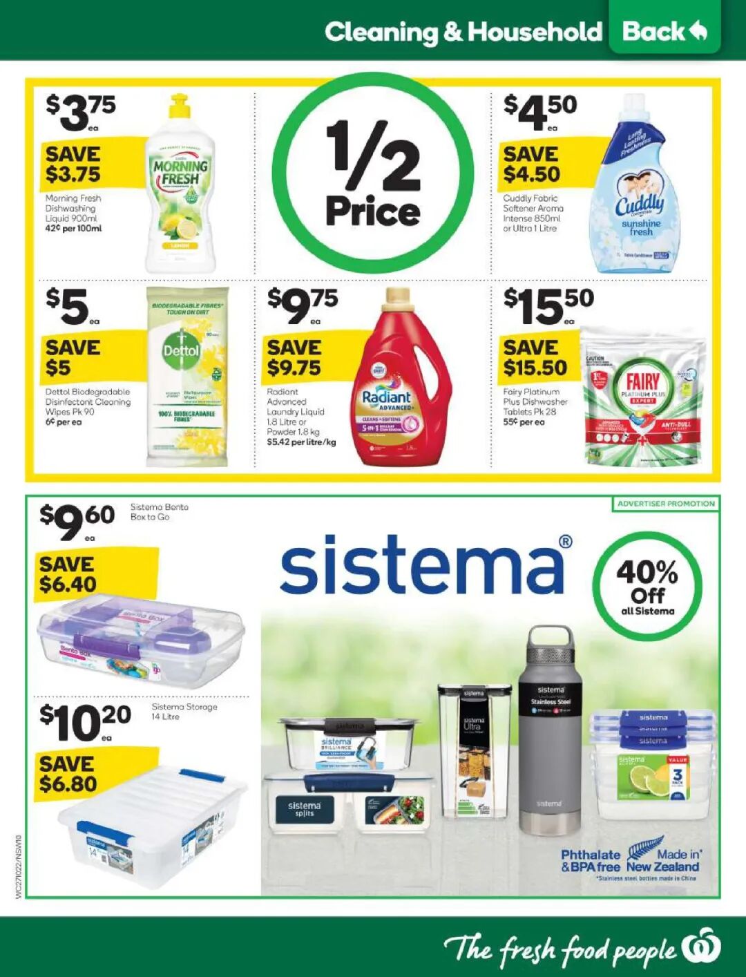 10月27日-11月2日！Woolies最新半价商品目录出炉，尿布，花生酱等在列（组图） - 7