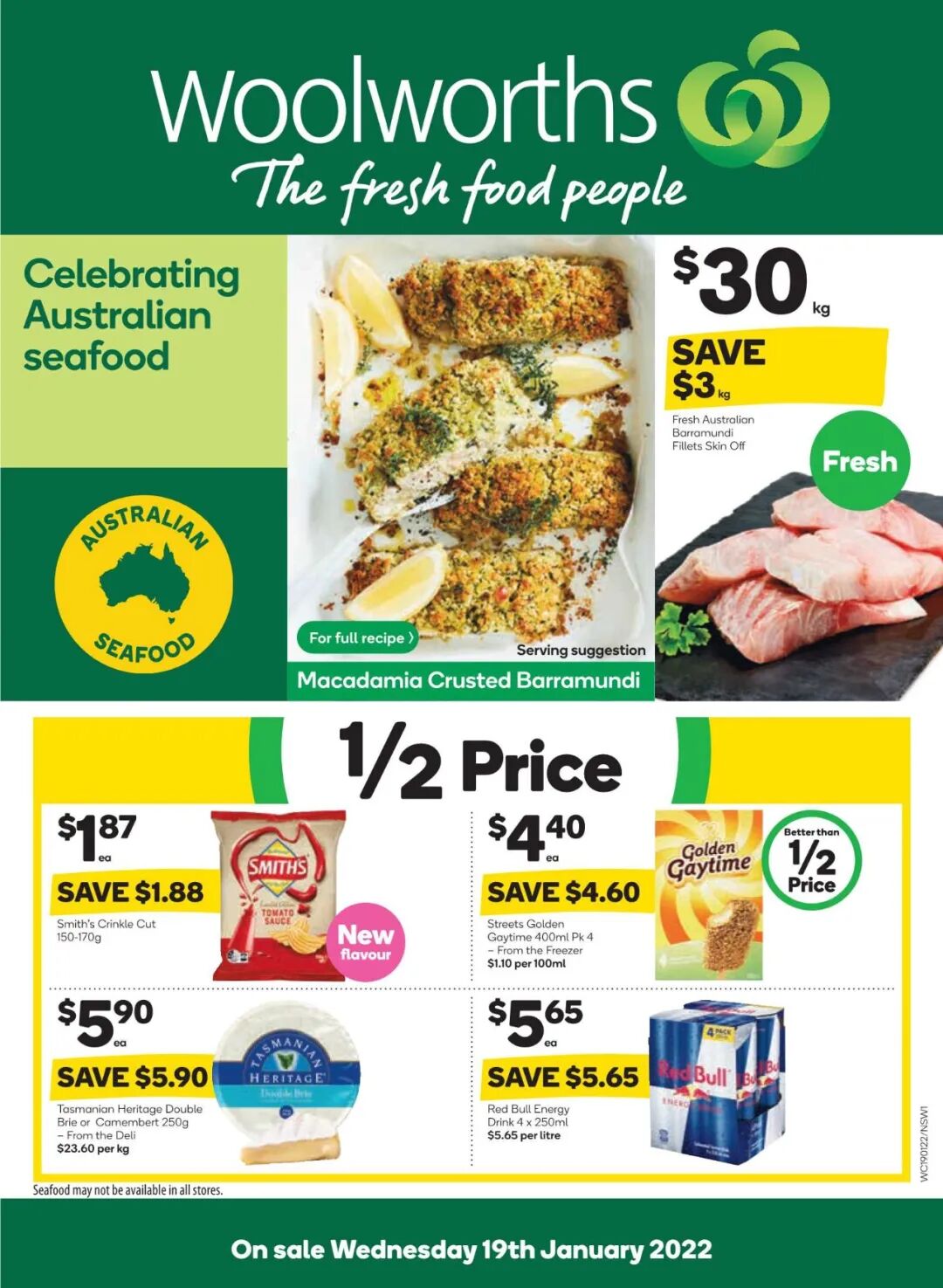 1月19日-25日！Woolies最新半价商品目录出炉，牙膏、洗衣珠等在列（组图） - 1