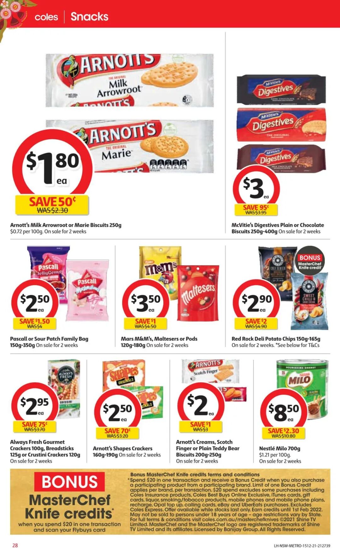 12月15日-21日！Coles最新半价商品目录出炉，番茄酱、厕纸等在列（组图） - 34