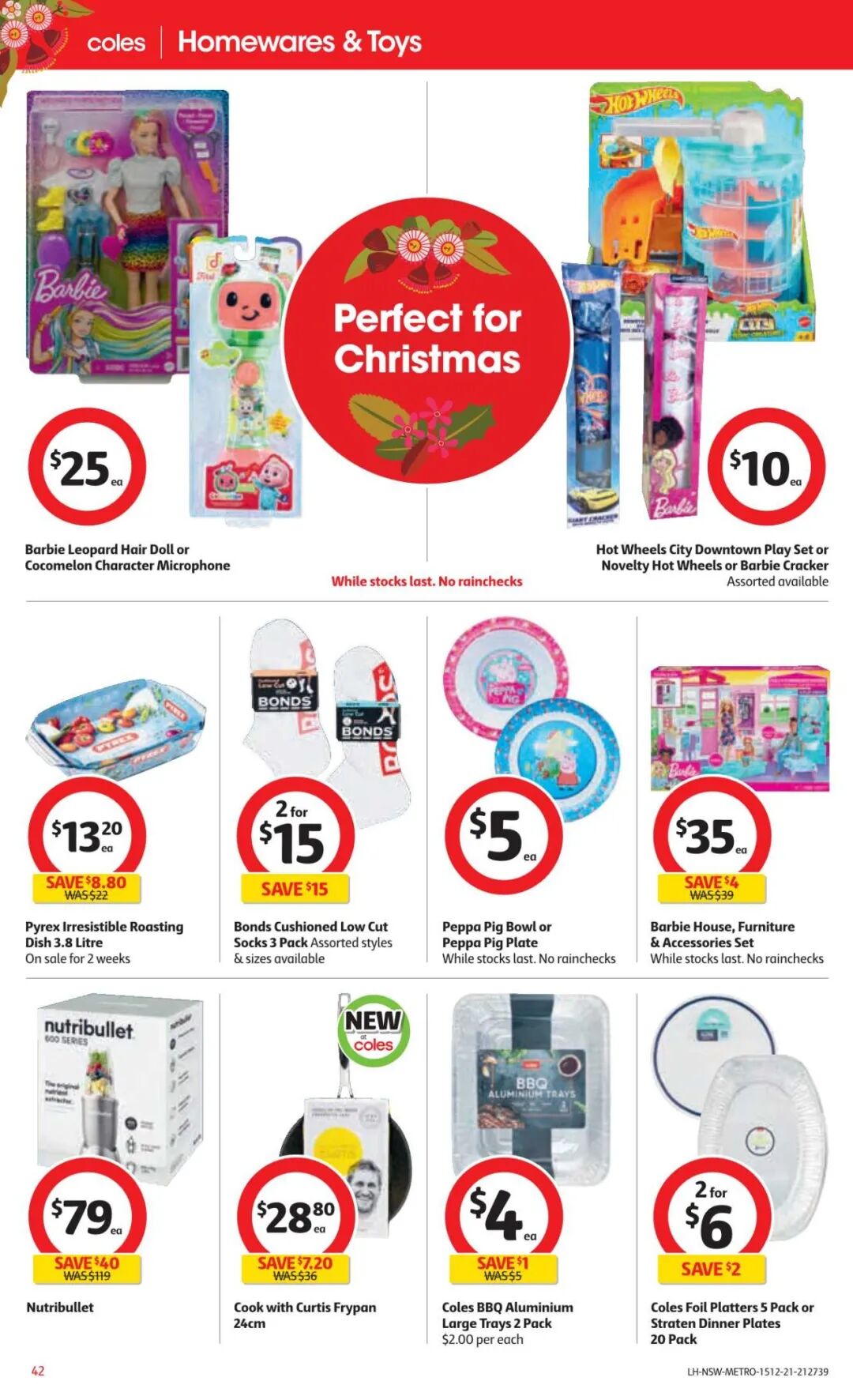 12月15日-21日！Coles最新半价商品目录出炉，番茄酱、厕纸等在列（组图） - 42