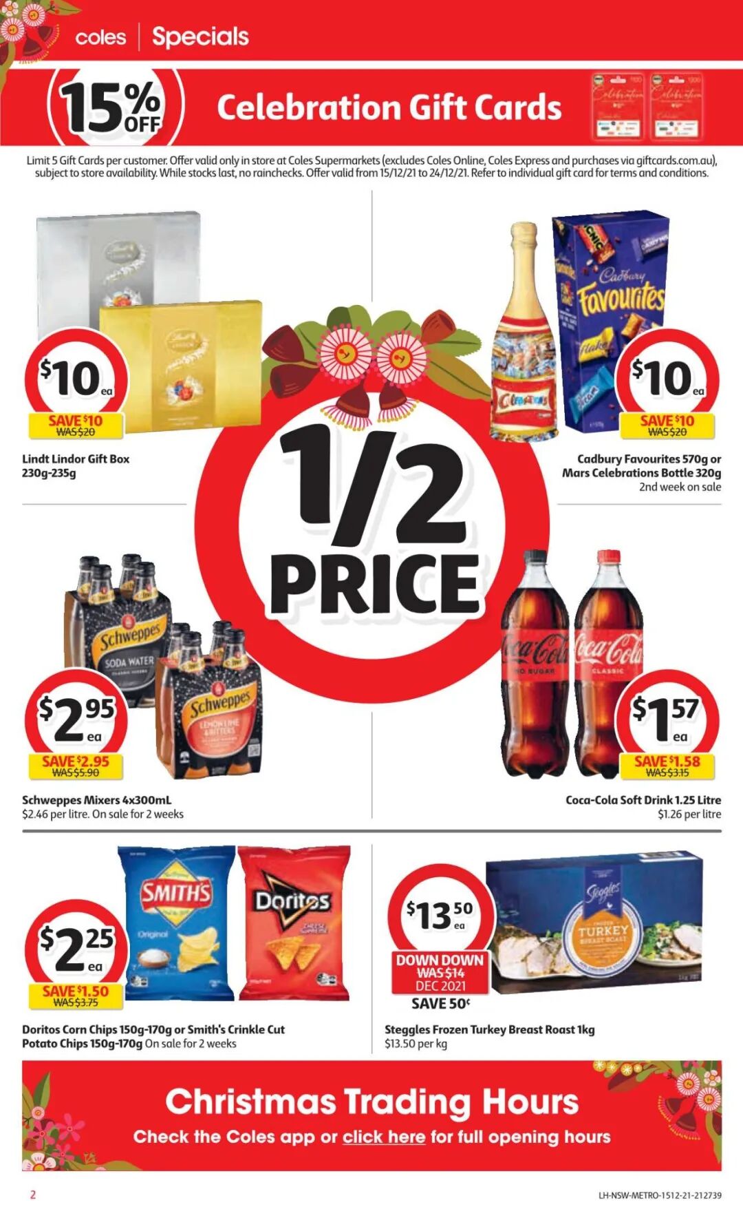 12月15日-21日！Coles最新半价商品目录出炉，番茄酱、厕纸等在列（组图） - 1