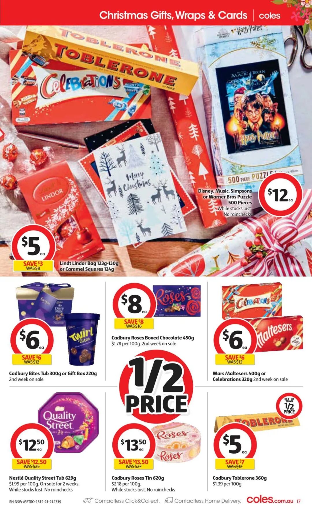 12月15日-21日！Coles最新半价商品目录出炉，番茄酱、厕纸等在列（组图） - 2
