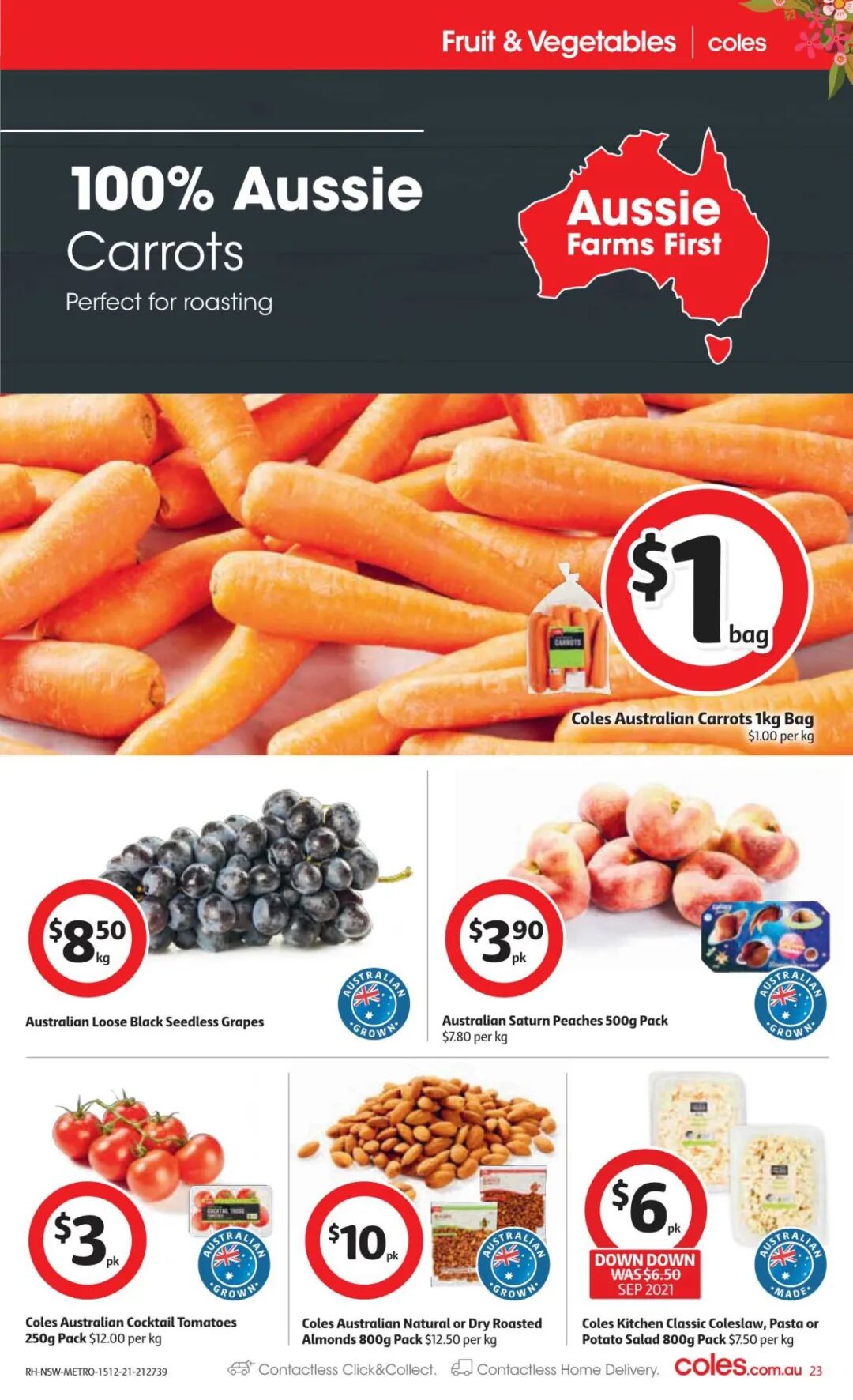 12月15日-21日！Coles最新半价商品目录出炉，番茄酱、厕纸等在列（组图） - 30