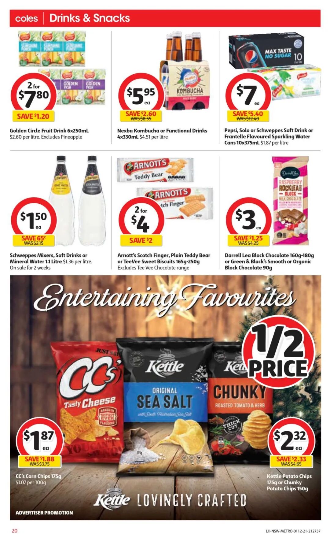 12月1日~7日！Coles最新半价商品目录出炉！橄榄油、厕纸等在列（组图） - 31