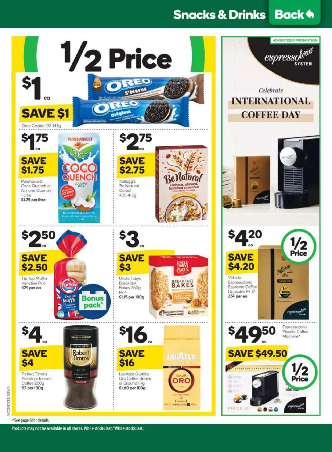9月29日-10月5日! WWS最新半价商品目录出炉！咖啡、漱口水等在列（组图） - 2