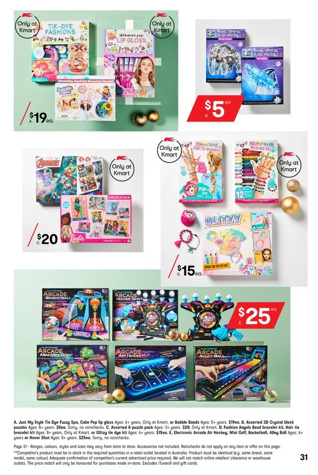11月11日-24日！Kmart白菜价圣诞百货又更新，妈妈们来收睡衣、玩具（组图） - 31