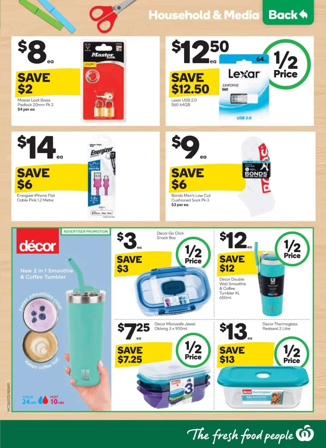 1月26日-2月1日！Woolies最新半价商品目录出炉，儿童画笔、洗衣液等在列（组图） - 6