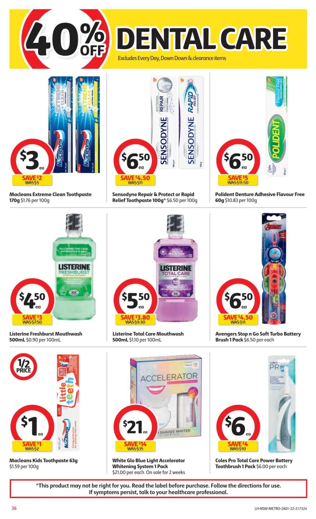 1月26日-2月1日！Coles最新半价商品目录出炉，花生酱、橄榄油等在列（组图） - 40