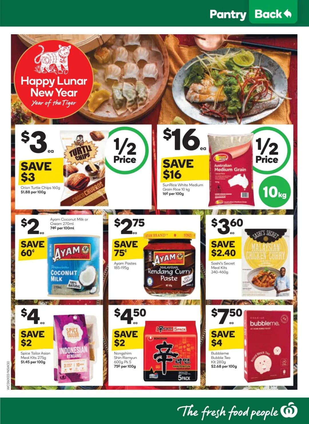 1月26日-2月1日！Woolies最新半价商品目录出炉，儿童画笔、洗衣液等在列（组图） - 11