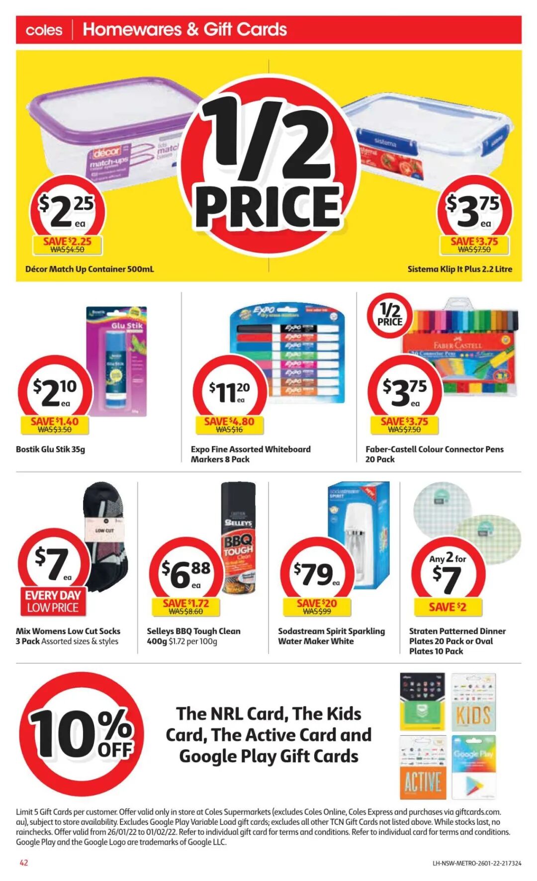 1月26日-2月1日！Coles最新半价商品目录出炉，花生酱、橄榄油等在列（组图） - 13
