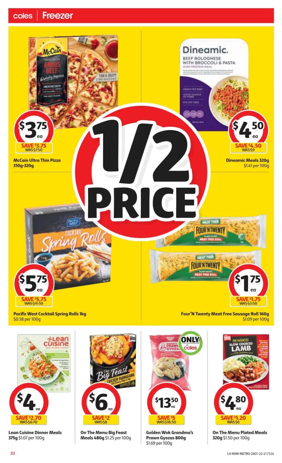 1月26日-2月1日！Coles最新半价商品目录出炉，花生酱、橄榄油等在列（组图） - 7