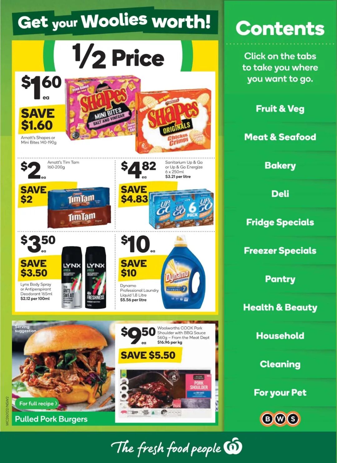 1月26日-2月1日！Woolies最新半价商品目录出炉，儿童画笔、洗衣液等在列（组图） - 2