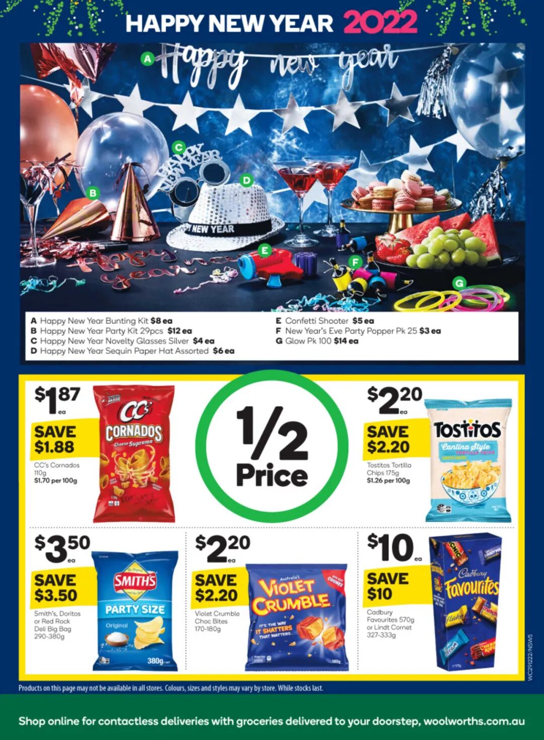 12月29日-1月4日！Woolies最新半价商品目录出炉，保鲜盒防晒霜等在列（组图） - 2