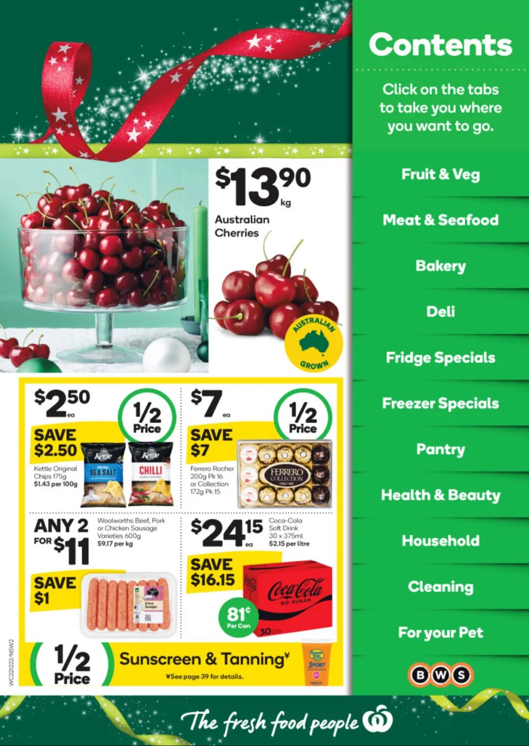 12月22日-28日！Woolies最新半价商品目录出炉，春卷、洗发水等在列（组图） - 1