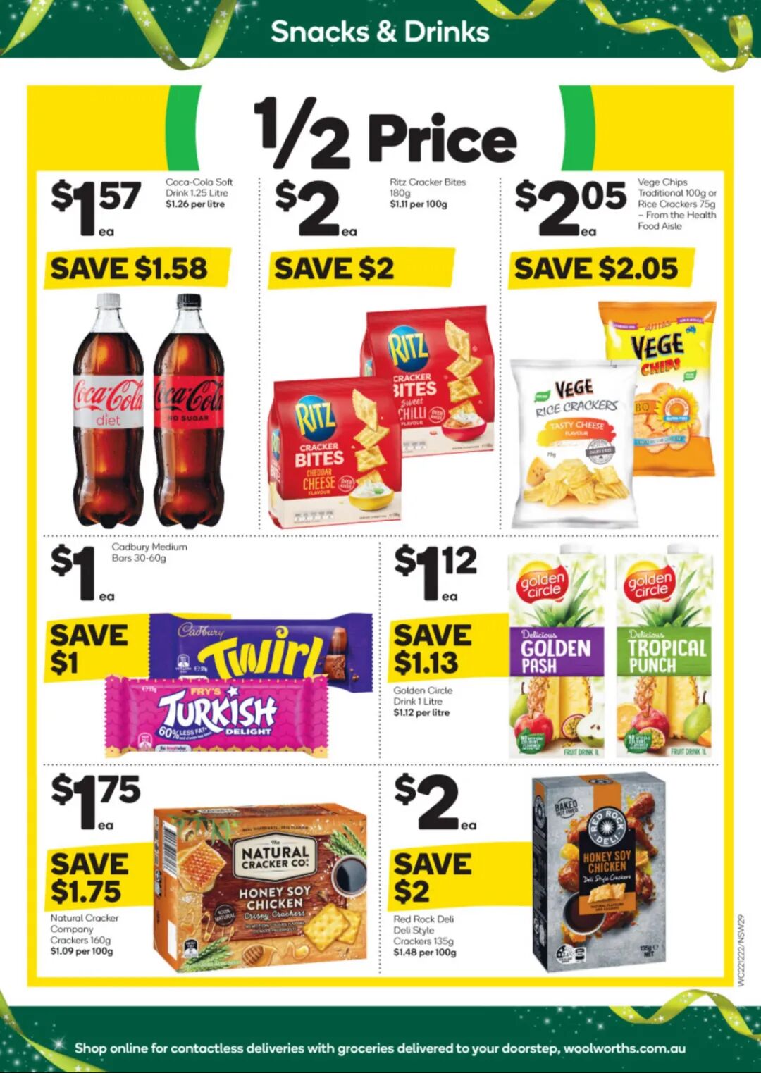 12月22日-28日！Woolies最新半价商品目录出炉，春卷、洗发水等在列（组图） - 6