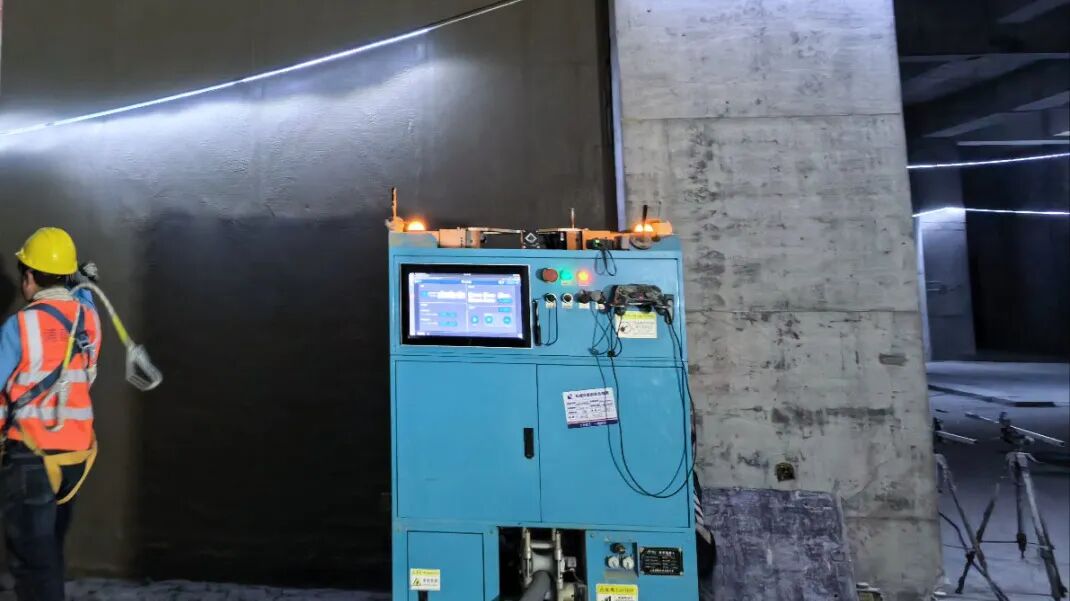 【项目案例】蔚建高墙抹灰机器人——浦发上城科创智谷项目应用(图7)