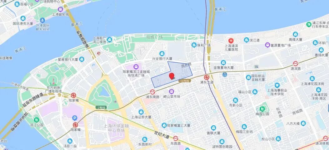 陆家嘴云邸CIRRUS位置图