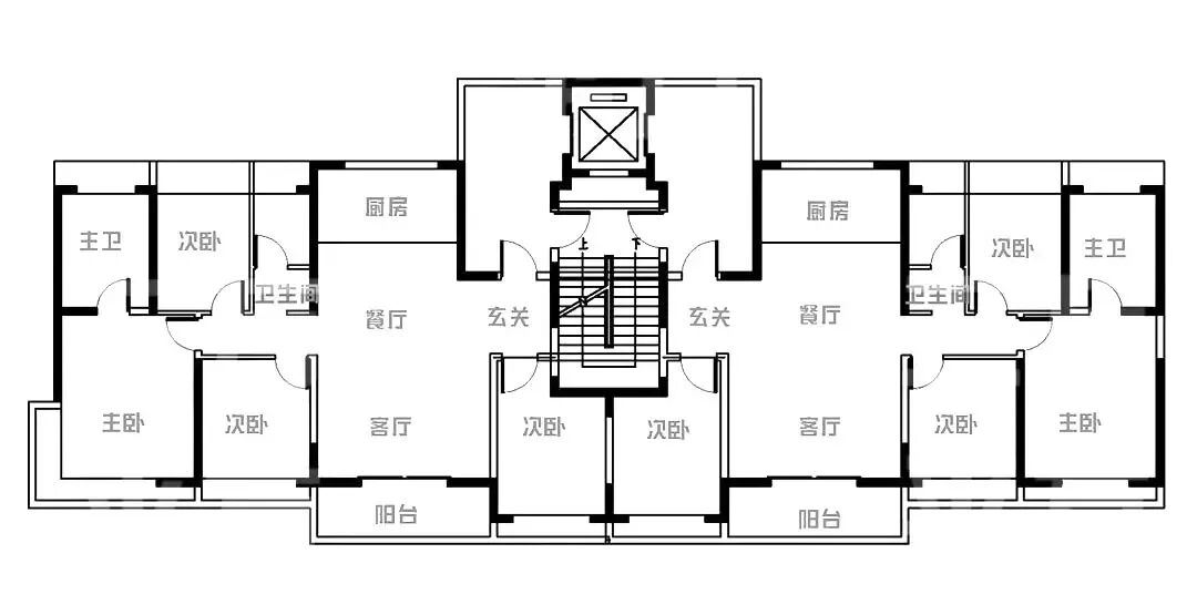 开云·恒瑞里93㎡房型图