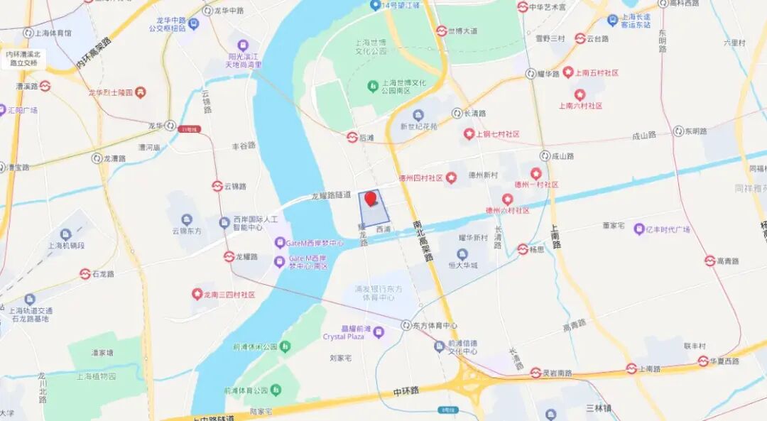 位置图：项目周边交通与配套