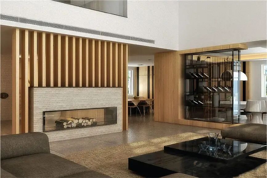 样板客厅实景图