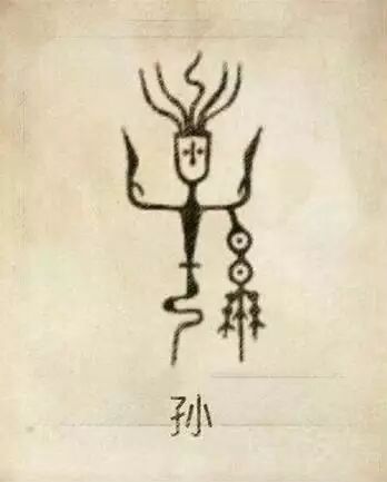 五段人姓氏图腾