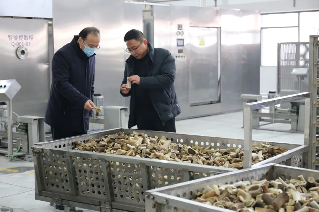 人民银行新蔡县支行行长王华峰莅临龟鹿药业调研 人民银行新蔡县支行行长王华峰莅临龟鹿药业调研