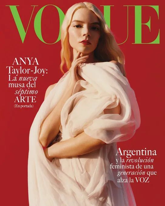 安雅·泰勒-乔伊为Vogue拍摄的十月刊写真 ​​​​