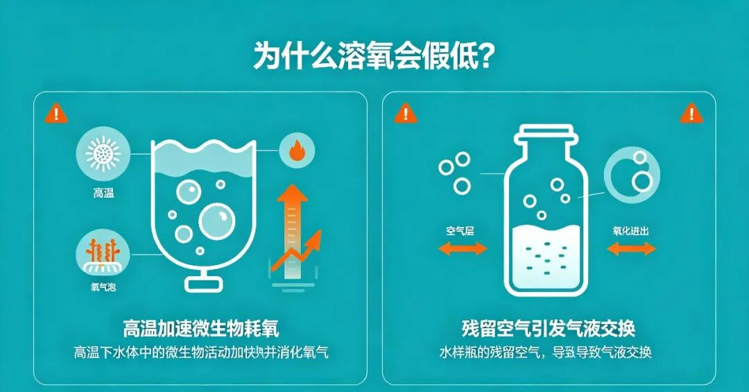 华美水质答疑课堂丨高温预警！溶解氧数据严重偏低、失真？90%检测人都踩的夏季误区