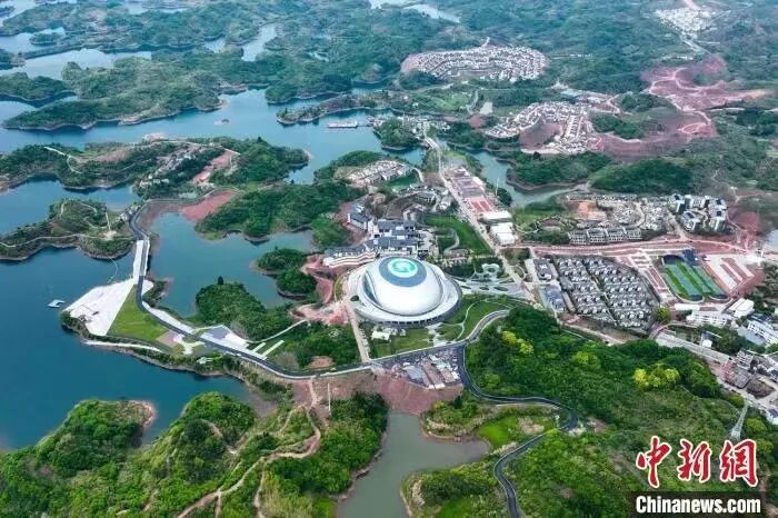 淳安界首亚运中心场馆群。　淳安县委宣传部供图