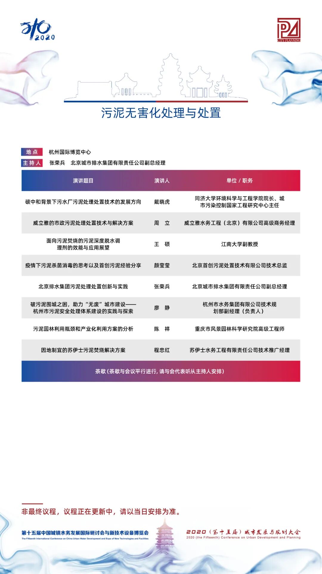 【議程2.0】10多位院士、35+專題論壇，400+演講專家，水務(wù)與規(guī)劃大會專家陣容繼續(xù)揭曉！(圖30)