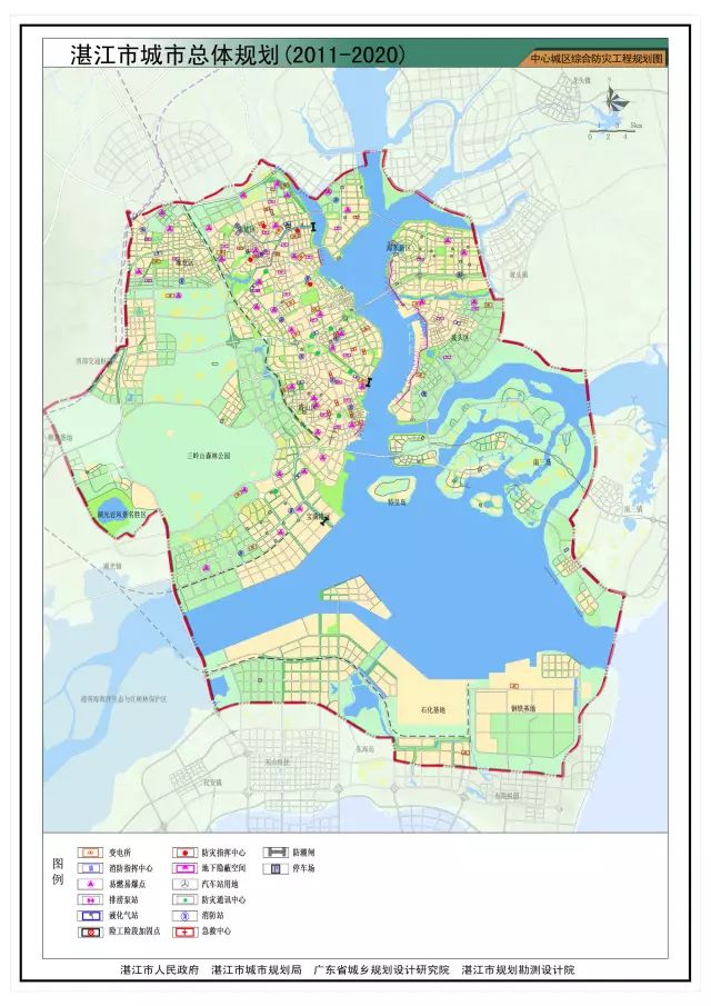 國務院批覆湛江市城市總體規劃!以後東海島是主體中心城市啦!,北海水