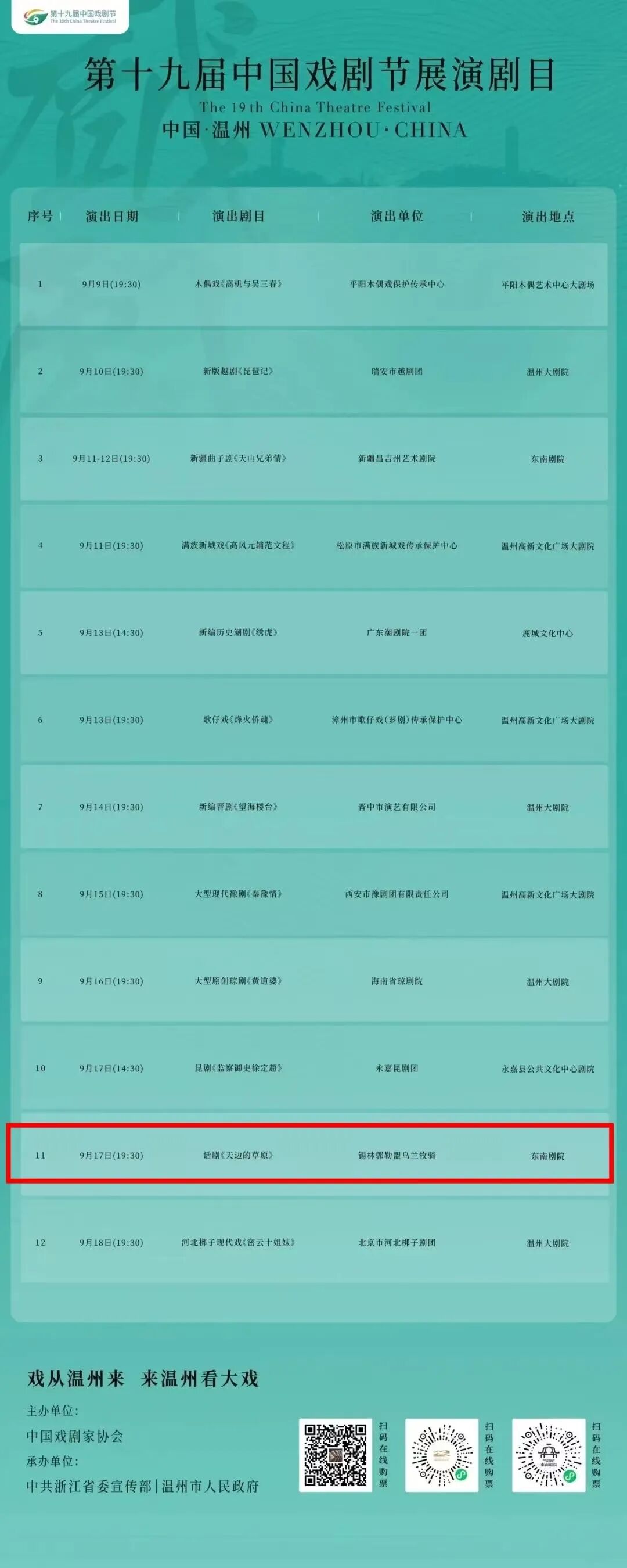 话剧《天边的草原》即将亮相第十九届中国戏剧节 第12张