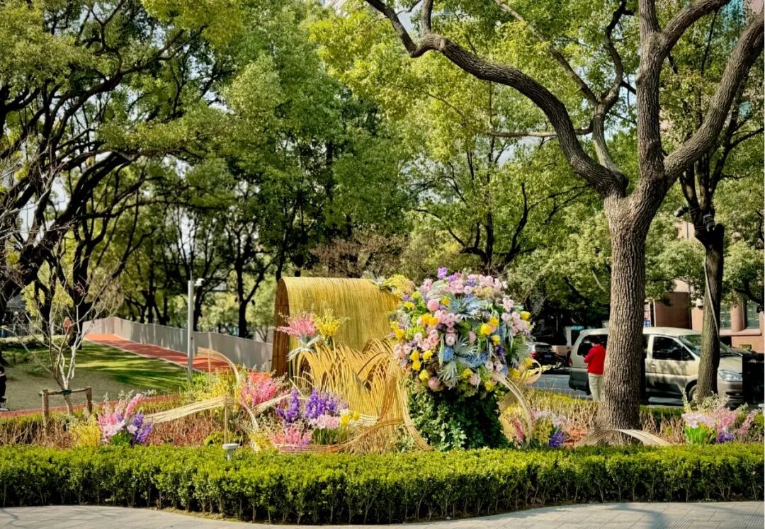 虹桥公园一处新景观亮相,一起去"逐梦春光"吧