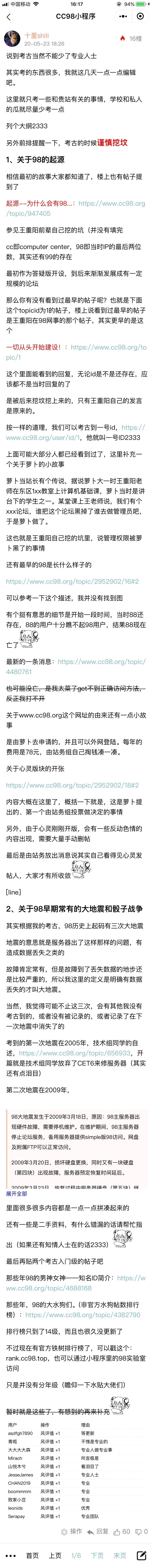 一起走吧 ｜ CC98十七周年坛庆总结