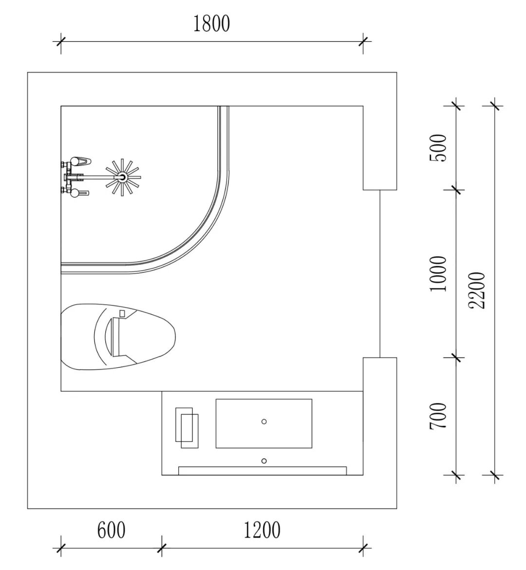浴室案例信息just do it卫生间灰色大理石为主,绿色点缀,整体高档大气