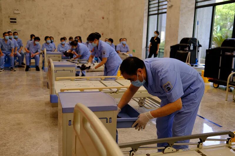 什么是床单位以赛促学、以赛促练——我院举办床单位终末消毒技能比武_https://www.jmylbn.com_新闻资讯_第6张