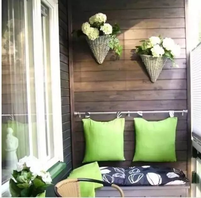 阳台这样设计后，花园的感觉就有了！