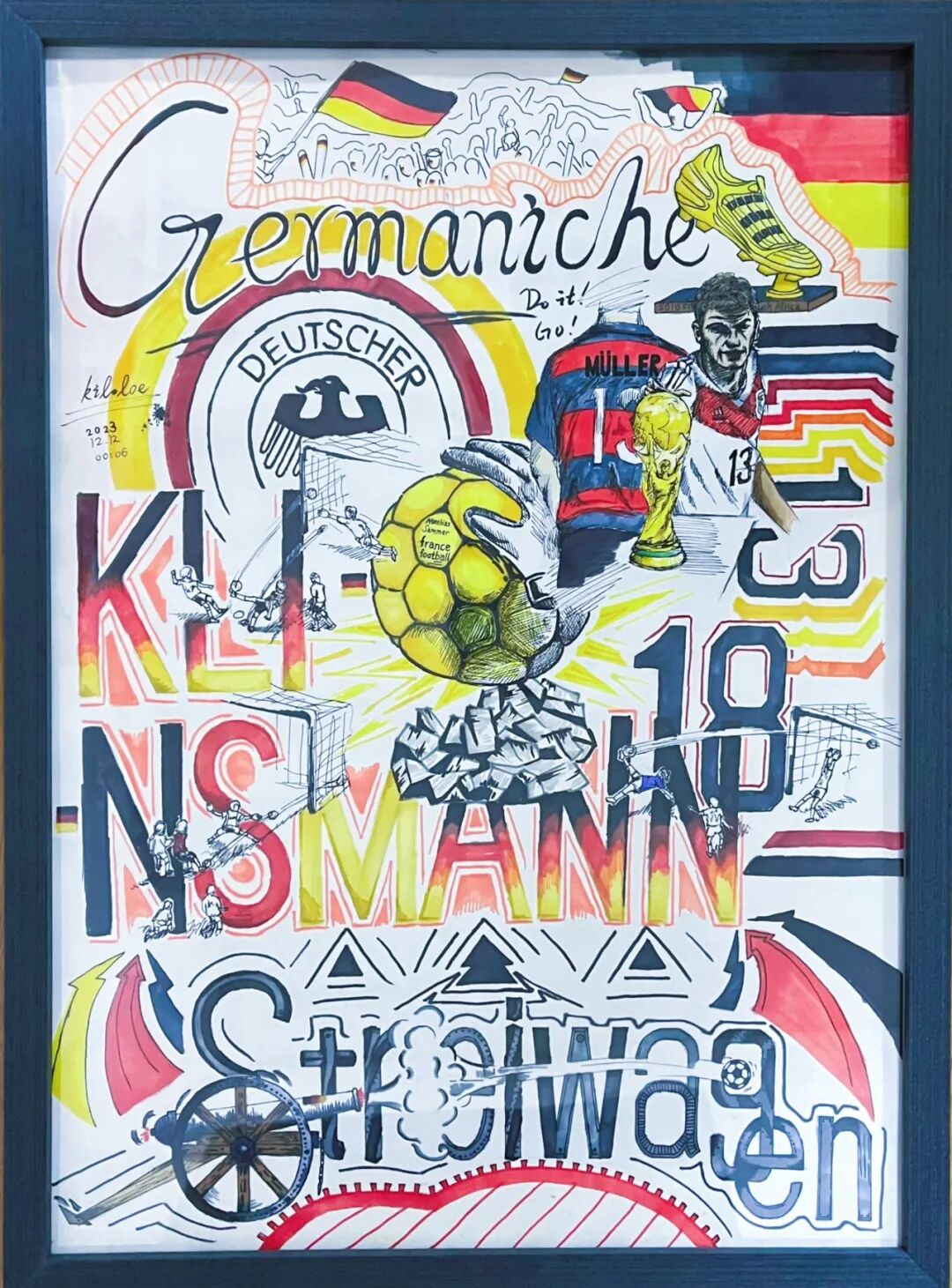 本展分为两大部分:1,面向学生的足球画报征集;2,面向教师的足球主题