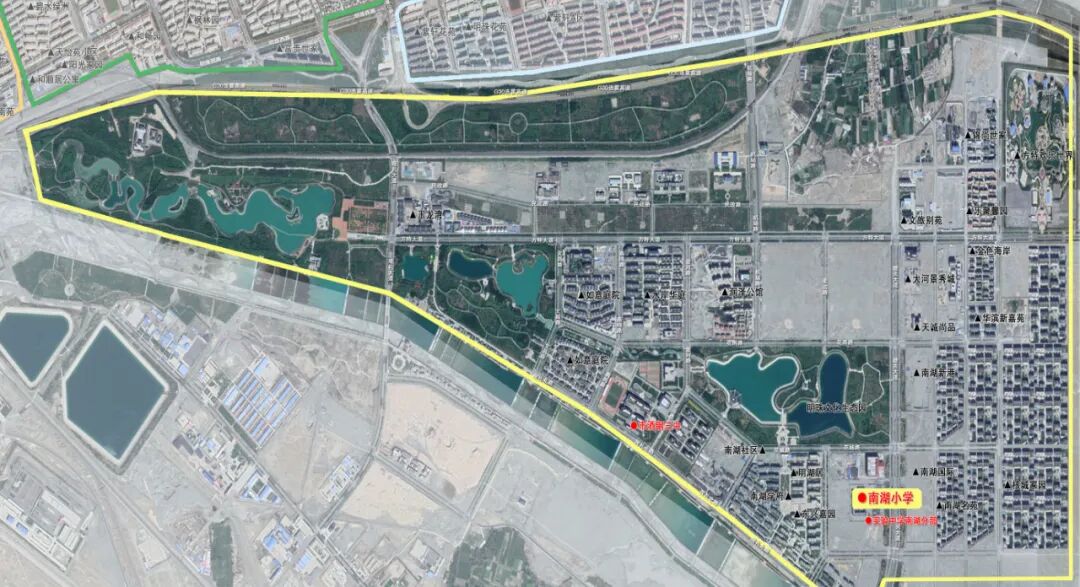嘉峪关市2024年中小学划片招生范围图解