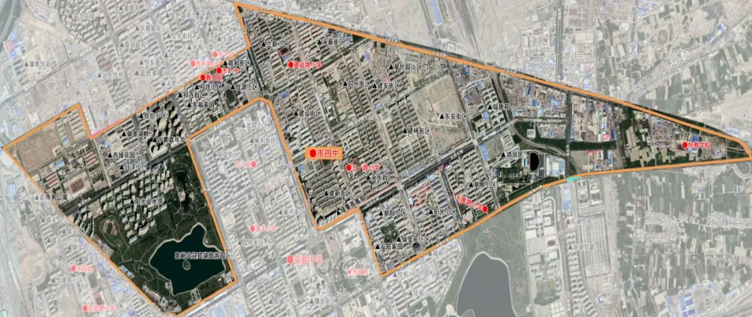 嘉峪关市2024年中小学划片招生范围图解