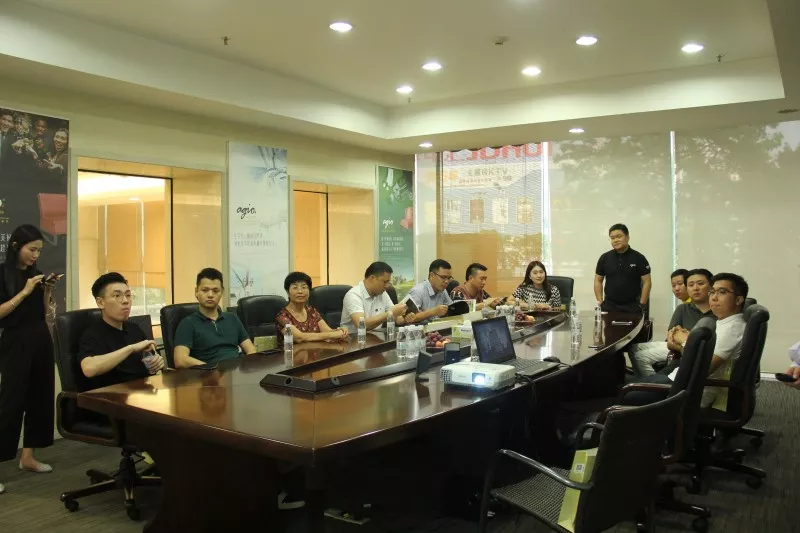 重磅|广东省青年企业家联合会莅临参观，agio休闲家具备受赞赏！