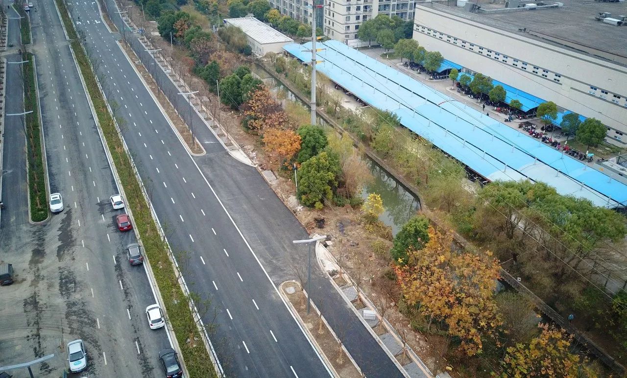 附高清航拍视频 跃龙路是南通市区南北向的一条主干道,也是连接濠河与