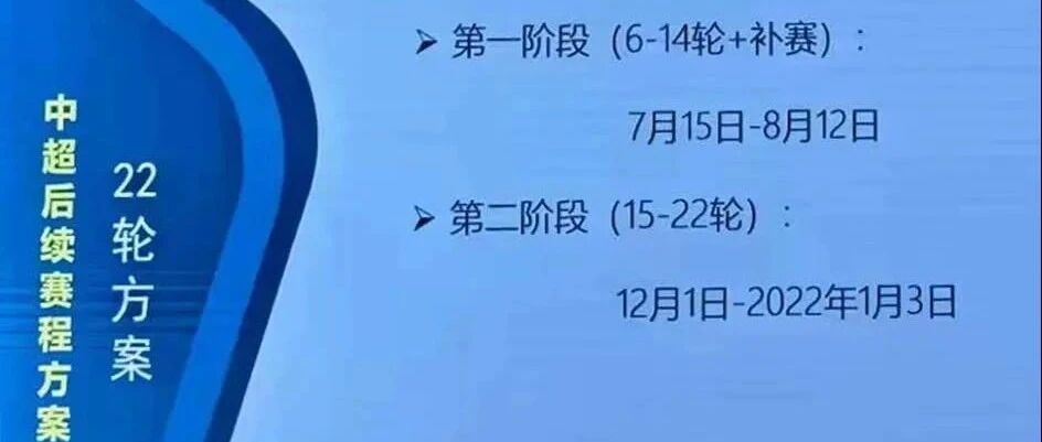 中超让路12强赛，赛程压缩+跨年 & 中国女排公布奥运名单