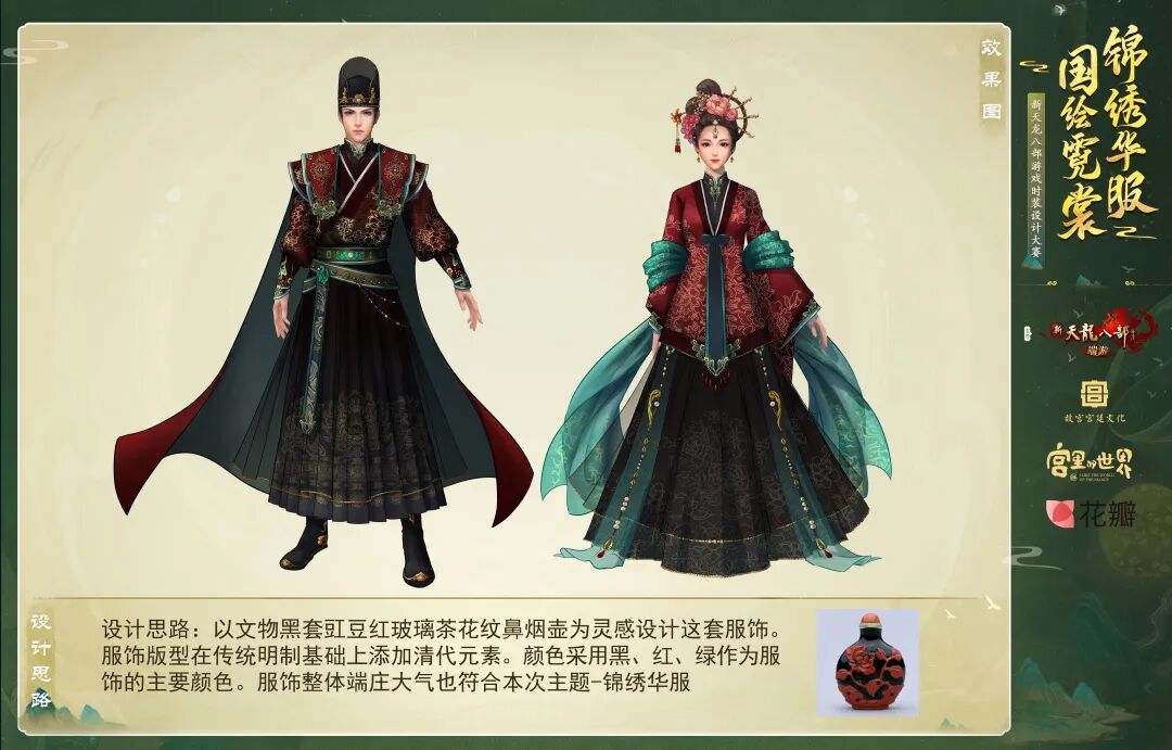 2021锦绣华服国绘霓裳新天龙八部游戏时装设计大赛获奖作品